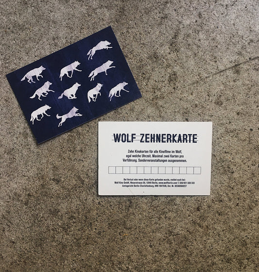 Wolf Zehnerkarte